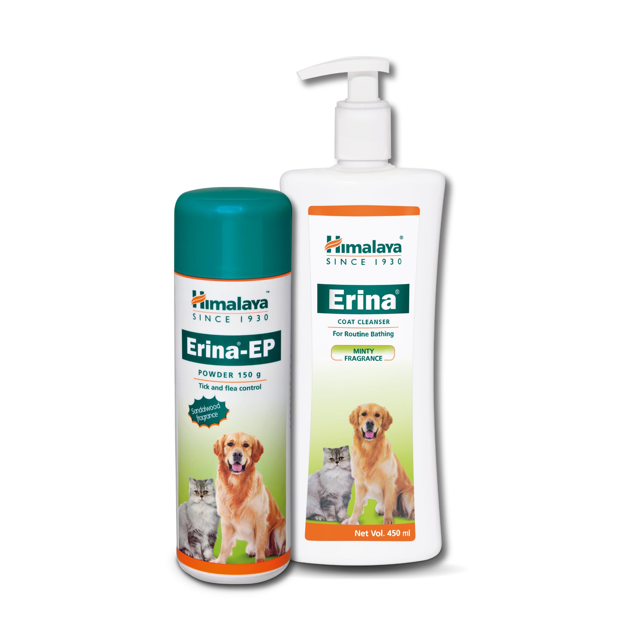 Buy Himalaya Erina Coat Clean, 450ml and Powder 150g Online at Low